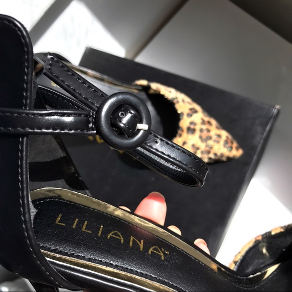 🆕 LEOPARD PRINT FAUX LEATHER POINTY TOE HEELS! - Picture 8 of 8